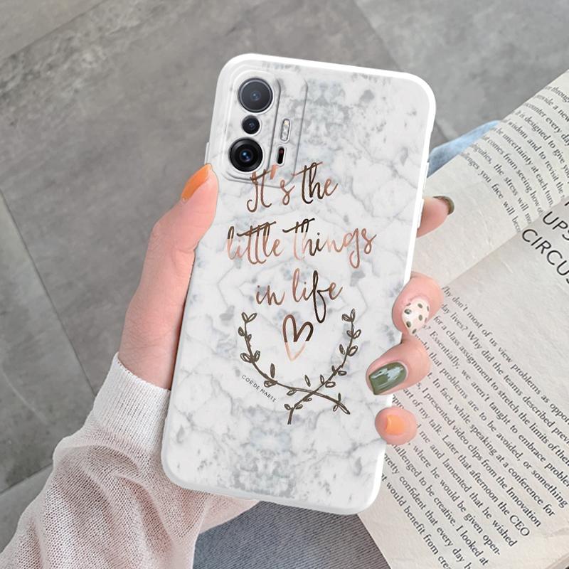 Marble Pattern Phone Case For Xiaomi 11T Pro Mi11T Pro Protective Cover Case Soft Silicone Funda For Xiaomi Mi 12T 13T TPU Coque