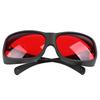 Laser Safety Glasses 200 To 590nm Black Frame Red Lens Eye Protection Goggles for Laboratory