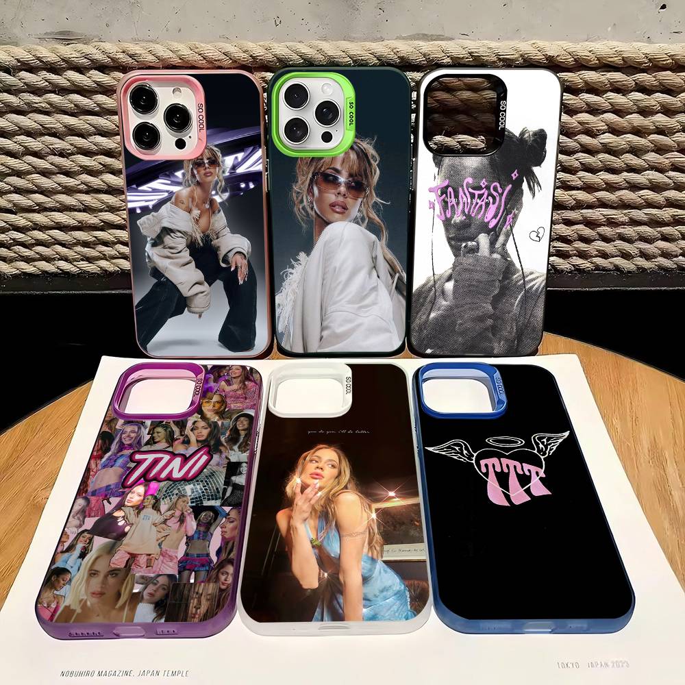 Чехол для телефона Singer T-TINI M-Martina Stoessel Цвет Серебристый Корпус Для IPhone 17 16 15 14 13 12 11 Pro Max Plus