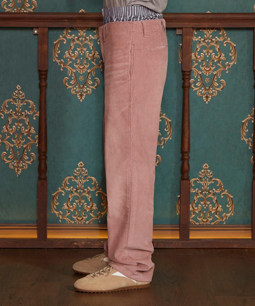 UNALLOYED Washed Corduroy Pants / Pink