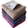 Imaa Imabari Towel Сертифицированный набор полотенец для лица Quick Made in Vacuum Compression Pack Dot 4, пушистые, тонкие, впитывающие, высушивающие, Япония, 100% хлопок, (4