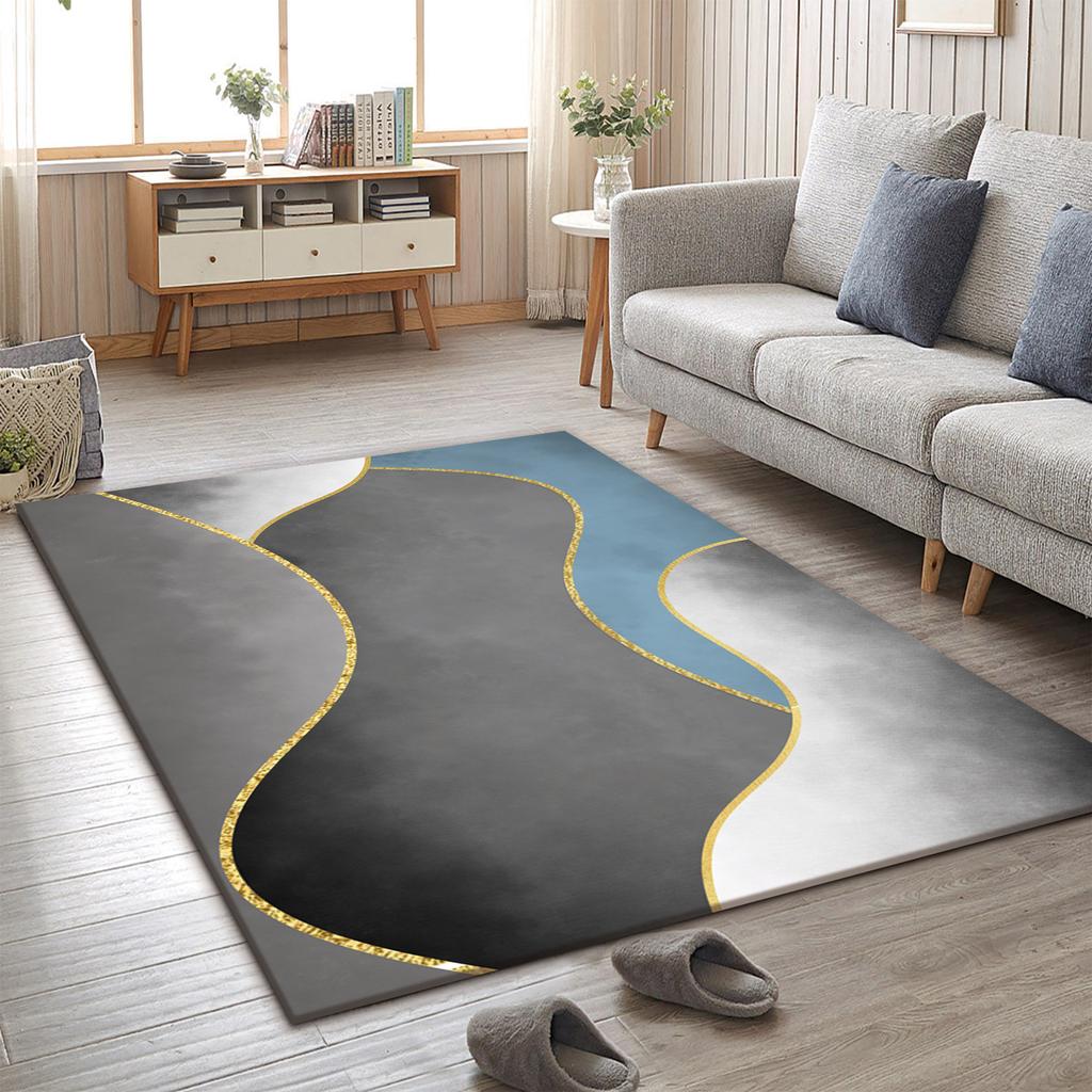 Nordic Гостиная Минималистичные линии Ковер Спальня Журнальный столик Шкаф Коврики на пол Коврики у двери