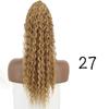 MERISIHAIR Synthetic Drawstring Ponytail Long Curly Ponytail Clip In Hair Extension Women Natural Black Hairpiece