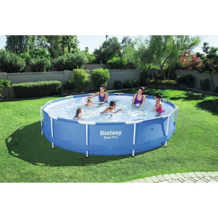 BESTWAY Piscine ronde tubulaire Ø3,66 x H0,76m