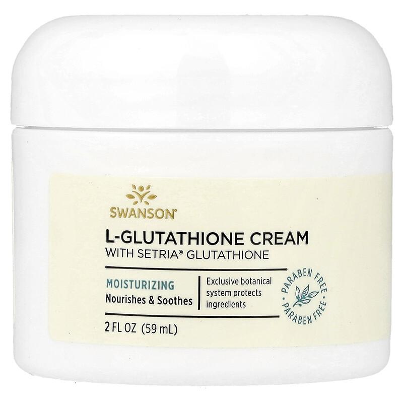 L-Glutathione Cream with Setria® Glutathione, 2 fl oz (59 ml)