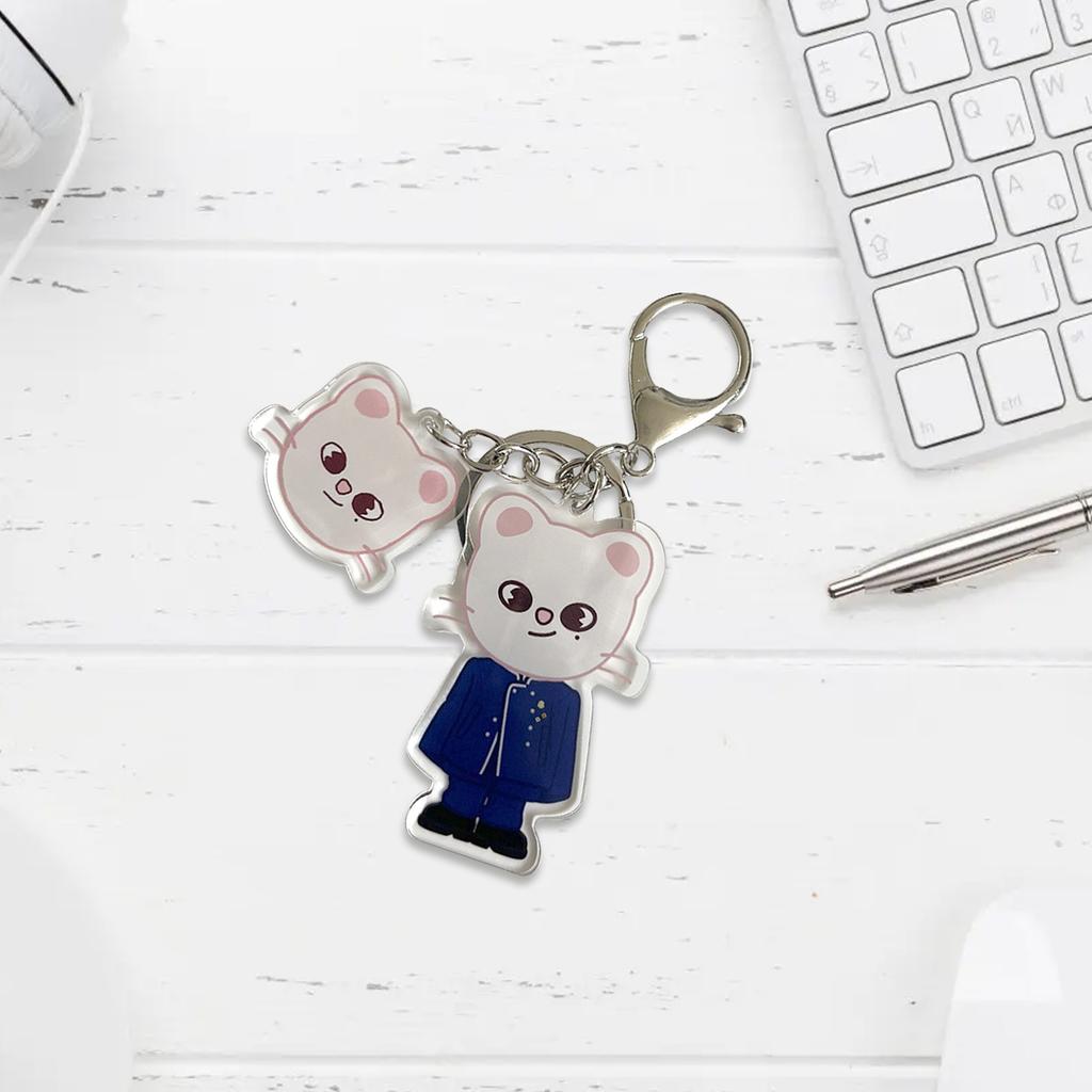Cartoon Keychain Merchandise, Animal Keychain, Acrylic Bag Jewelry Accessories Key Ring