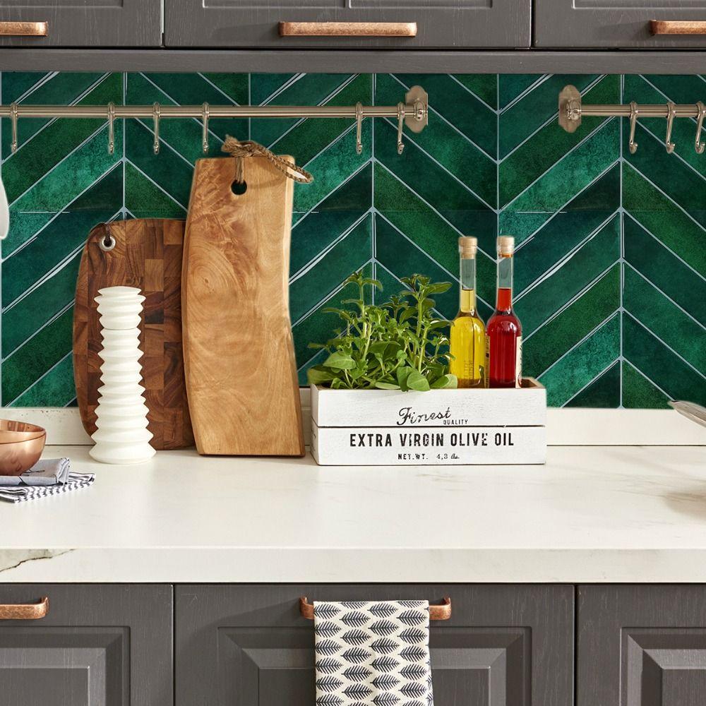 11,4" x 9" Обои Водонепроницаемая Наклейка Плитка Прочная Самоклеящаяся Фартук для Кухни Ванной