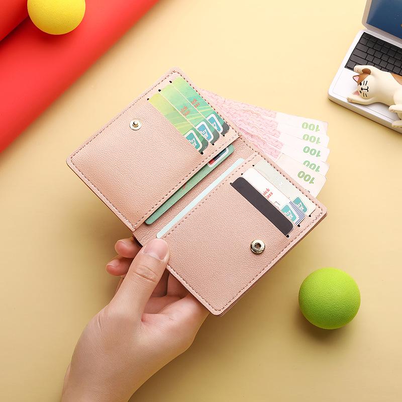 Popular Fashion Multi-Functional Card Holder: Women's Large Capacity, Multiple Slots, Anti-Demagnetization, Ultra-Thin Minimalist Design.