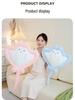Cartoon Manta Ray Plush Pillow for Girls - Soft Sofa Cushion & Children's Sleeping Toy