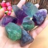 1Pcs Natural Fluorspar Quartz Stone Sphere Crystal Fluorite Ball Healing Gemstone
