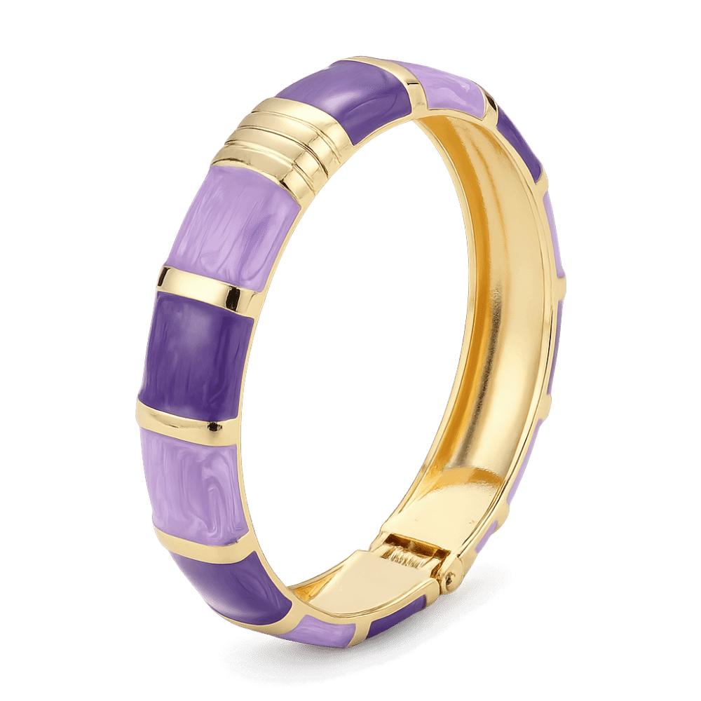 Elegant Enamel Cuff Bangles Wide Geometric Bracelet Personality Bohemian Drip Oil Bracelet  Women
