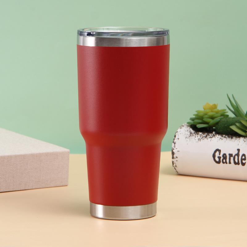 Автомобильная кружка из нержавеющей стали с двойной вакуумной изоляцией, кружка для холодного пива, автомобильная портативная кружка для льда.