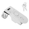 Compression Latch with 2‑Key Zinc Alloy Lock for Motorhomes Yachts Trunks Trash Cans Warehouse Doors
