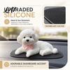 Dog Shape Fidget Toy Stress Relief for Car Dashboard Decor Puppy Squeeze Soft with Anti-slip Mat Animal Anti-Anxiety Sensory
