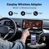 Беспроводной адаптер CarPlay K81 с автоматическим подключением к беспроводному WiFi 6, совместимый с Bluetooth 5.0, навигационный проигрыватель