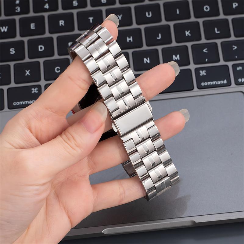 Ремешок из нержавеющей стали для Apple Watch Ultra1/2/3 49 мм Металлический браслет для iWatch 11 10 9 8 SE3 46 мм 45 мм 41 42 мм 40 мм 44 мм Бизнес-ремешок
