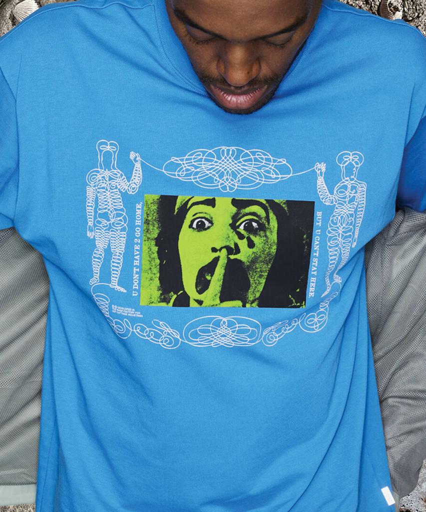 VANS футболка с коротким рукавом Ed Davis - Синий / Vn000Vtbfnm1