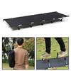 Outdoor Folding Camping Cot Bed with Storage Bag Supports 150kg Lightweight Easy Setup Portable Compact Hiking Climbing Collapsible Tent Sleeping Cot