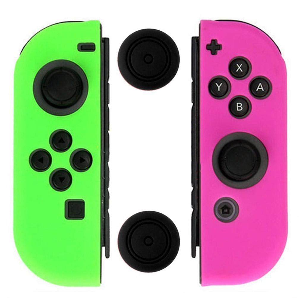 Защитный чехол для Switch Силиконовый амортизирующий чехол-накладка для игрового контроллера для Switch