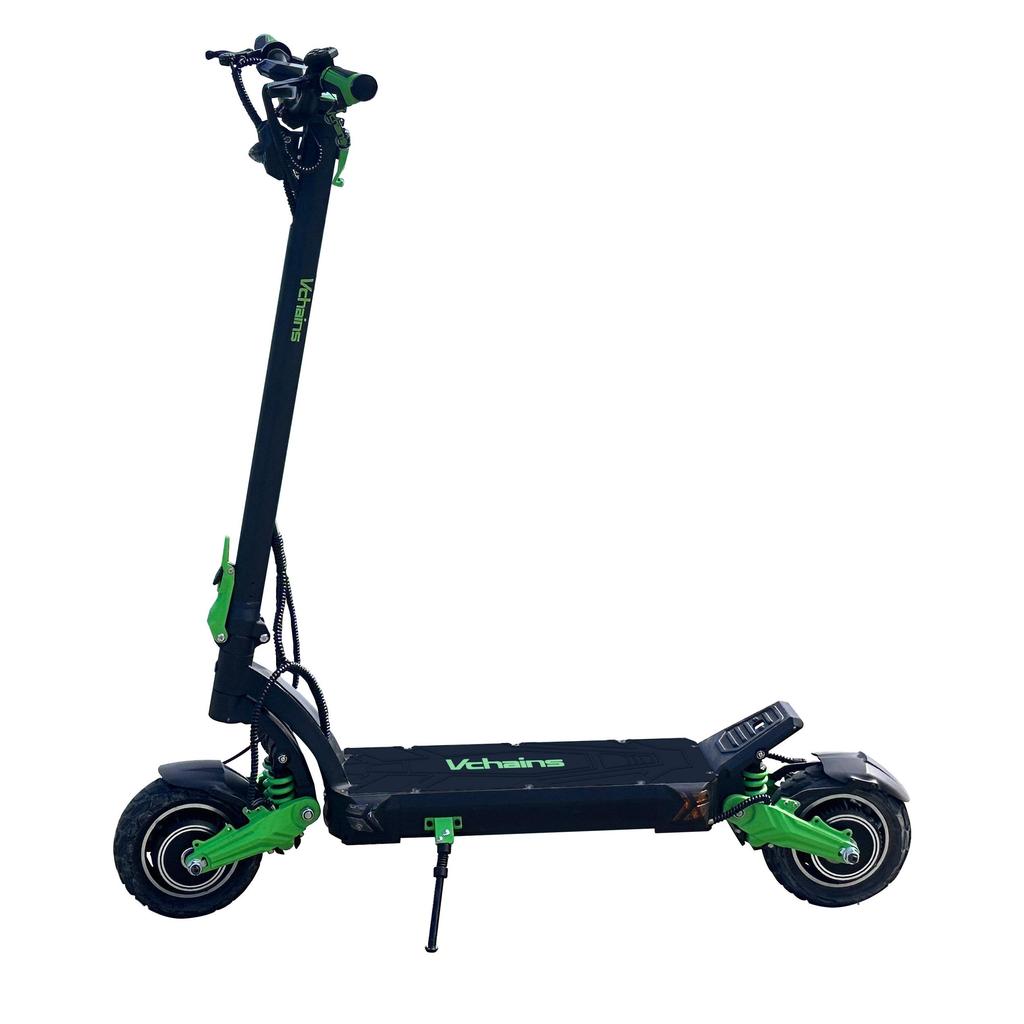 Vchains Explore GT All-Terrain Electric Scooter 900W Dual Motor Men's E-Folding Scooter 52V18.2AH Battery 8.5 Inch Mountain Tyre Women's EScooter
