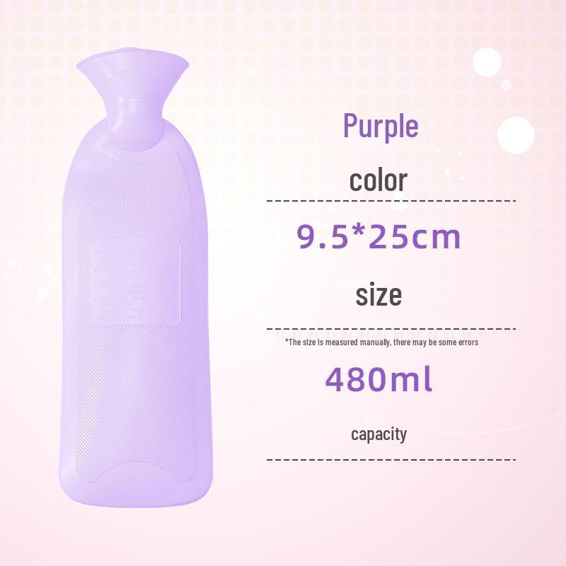 Portable Hot Water Bottle Hand Warmer - Long, Washable, Explosion-Proof, Available In Large & Small Sizes