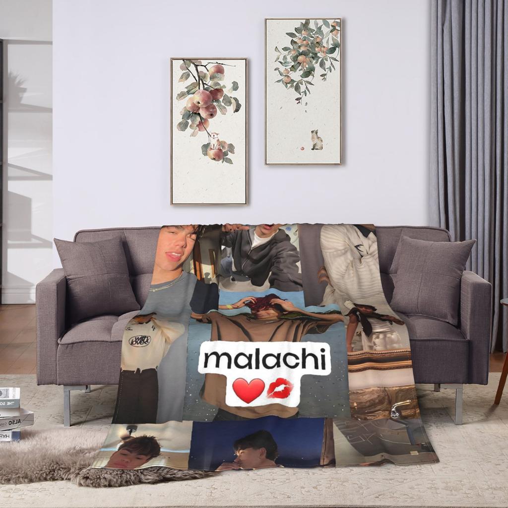 Popular Malachi Barton Tour Blanket Soft Warm Fluffy Plush Throw Blanket For Couch Chair Sofa Bed Flannel Bedspread Bed Cover