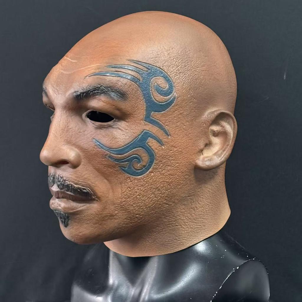 Boxing Champion Tyson Celebrity Latex Mask cosplay Party funny selfie impersonation costume character props