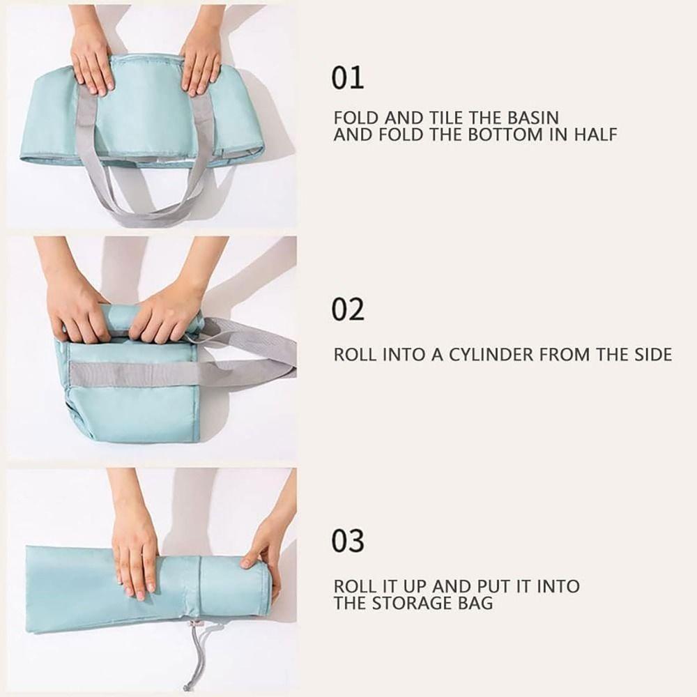 Thickened Foldable Foot Washing Bag Anti-Leak Bucket for Soaking Feet Dormitory