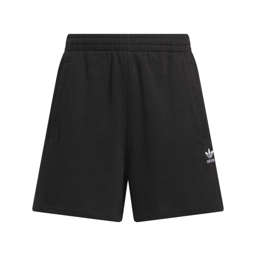 adidas Originals Essentials Однотонные Свободные Удобные Повседневные Шорты Три Четверти Женские шорты Черные IY7343