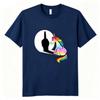 Unicorn Middle Finger T Shirt Unisex Unisexs TShirt Streetwear Tshirts Anime Clothes Four Seasons