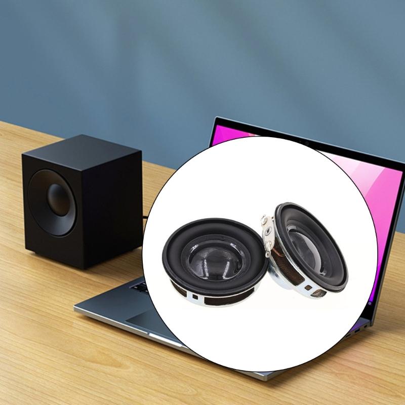 2Pcs 40mm Speakers 1.5Inch Full frequency 4Ohm 3W Loudspeaker DIY Sound Subwoofer For Home Theaters Loudspeakers