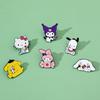 Металлическая брошь Sanrio Мелоди Собачка Пудинг Куроми Кошка KT Собачка Югуй Брошь из сплава