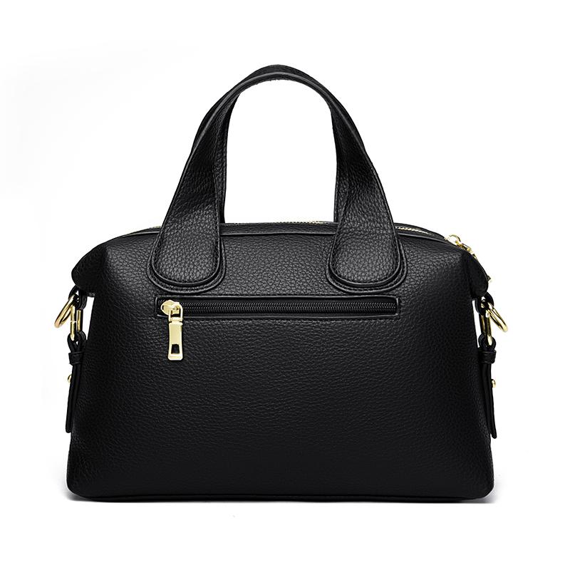 Женская сумка с большой вместимостью и темпераментом из мягкой кожи, нишевый дизайн, сумка через плечо, женская сумка-бостон для通勤