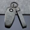 VW GTI GOLF 2026 Hot For VW VOLKSWAGEN Zinc Alloy Leather Car Remote Key Case Cover Shell Fob for VW Volkswagen Touareg 2017 201