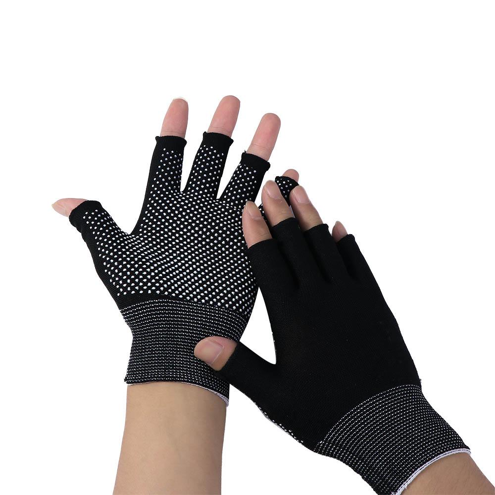 Перчатки Fingers Ice Cool Nylon для велоспорта Перчатки для рыбалки Аксессуары для рыбалки Перчатки с тремя пальцами