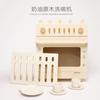 Children's Early Education Educational Simulation Play-house Microwave Oven Bread Baking Dessert Package Kitchen Wooden Toys
