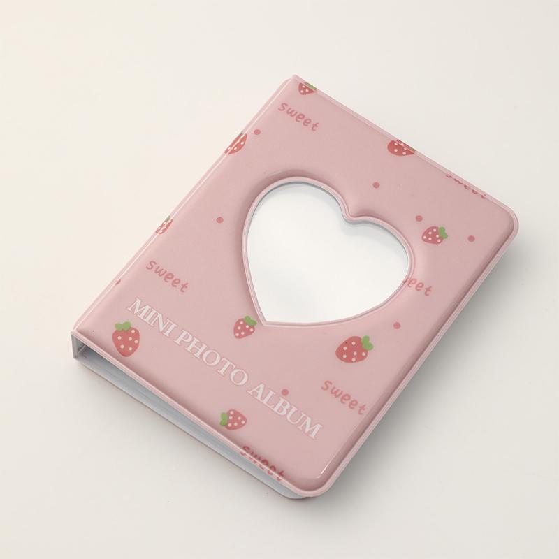 Милый фотоальбом 3 дюйма Love Heart Hollow Picture Storage Case Kpop Card Binder Name Card Book Photocard Holder 36 карманов