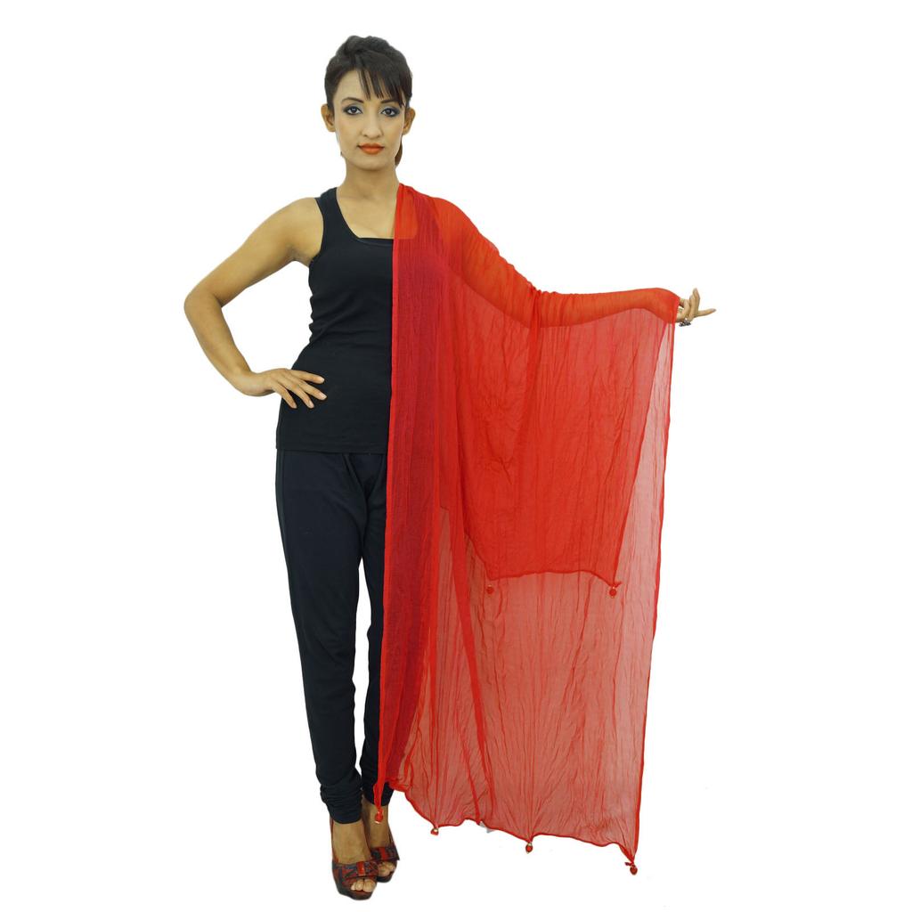 Длинные палантины с запахом на шею из шифоновой смеси Dupatta Women Chunni Indian Scarves
