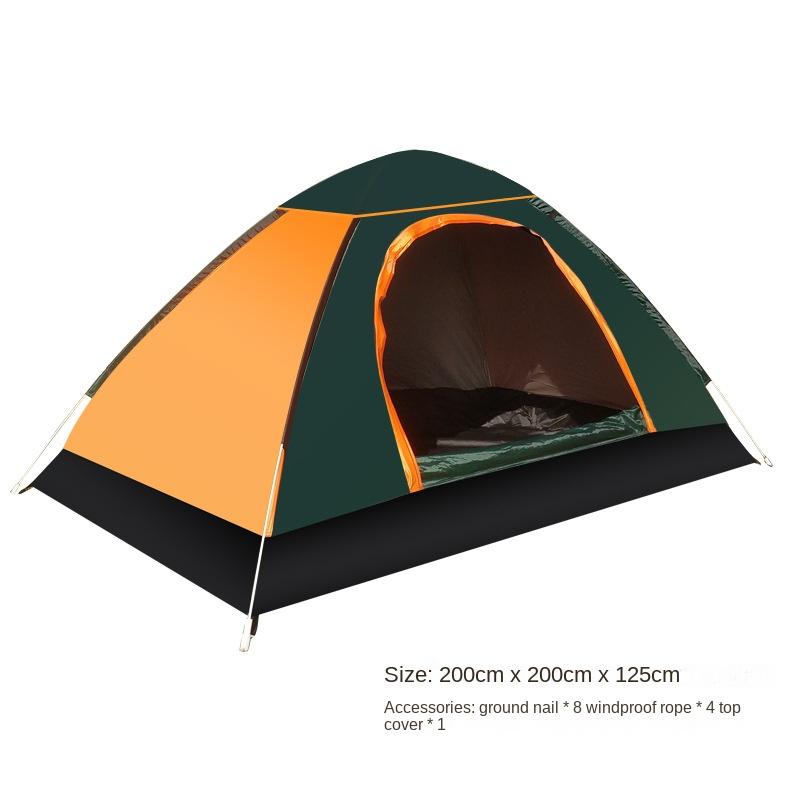 Быстро открывающаяся семейная весенняя палатка для активного отдыха на открытом воздухе, одиночная, двойная, для нескольких человек, пляжная палатка для приключений, кемпинга, простая кемпинговая палатка
