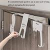 Cute Cartoon Cat Behind Door Hook Home Punch Free Kitchen Bathroom Cabinet Hanger Multi-Purpose Iron Key Hat Clothes Hook