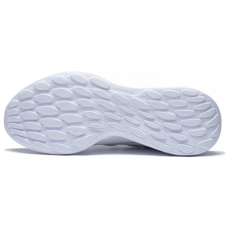 Li Ning Soft Element прочные дышащие низкие спортивные повседневные туфли мужские кроссовки белые AGLT007-1