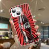 Горячие напитки C-Coca C-Cola Закаленное стекло Для iPhone 14 13 12 11 Pro Mini XS MAX 14Plus X XS XR Чехлы