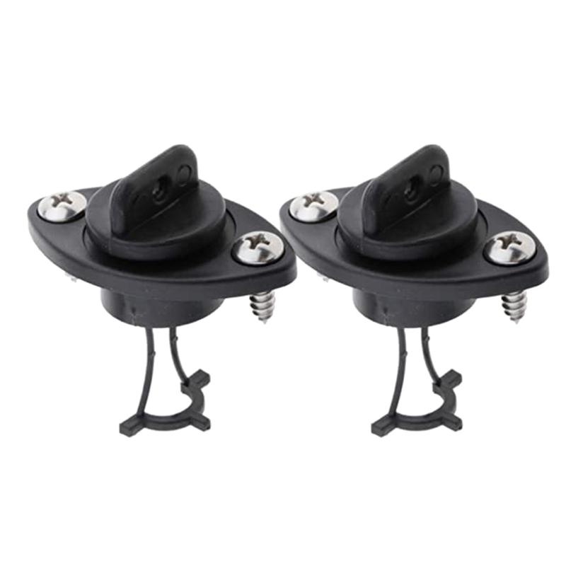 Универсальные Стандартные Самоудерживающиеся Черные Нейлоновые Заглушки для Слива Морских Лодок Яхт Каяков Корпуса Транца Замена