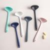 Heat Resistant Curved Handle Non-stick Dinnerware Tableware Soup Ladle Serving Spoon Scoop