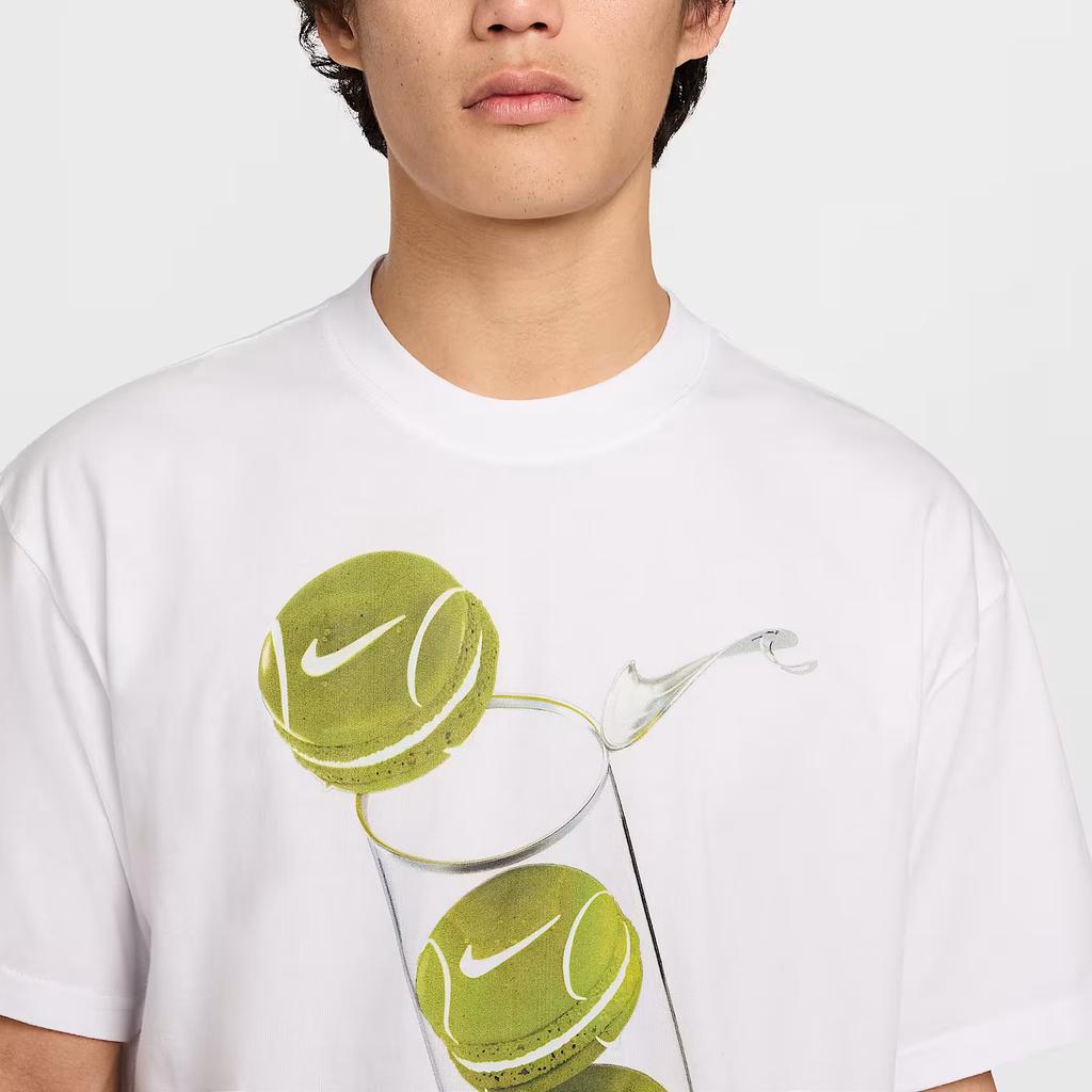 Nike Мужская теннисная футболка Court Max90 HJ3468-100