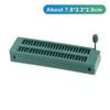 Universal IC Locking Test Socket 1Pcs Durable Multi Sizes 14P to 48P Fit Wide Narrow  for Electronic Circuit Repair