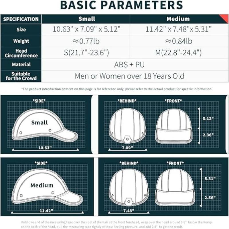 Retro Bicycle Baseball Helmet Skin Friendly Lining Comfortable Breathable with Adjustable Strap Lightweight for Adults Cycling