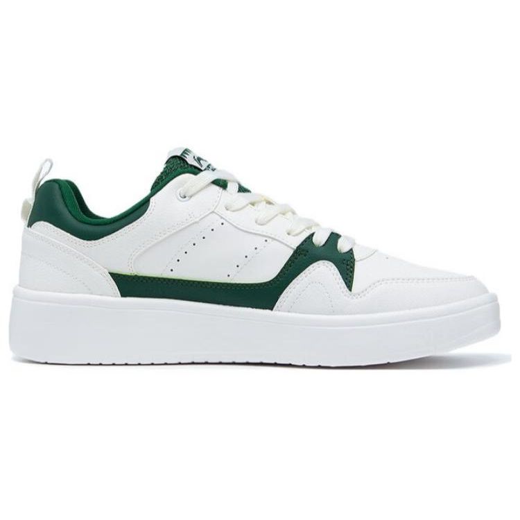 Li Ning Xing Chu 2.0 Non-Slip Wear-Resistant Low-Top Skate Shoes Men Sneakers White Green AGCT337-1