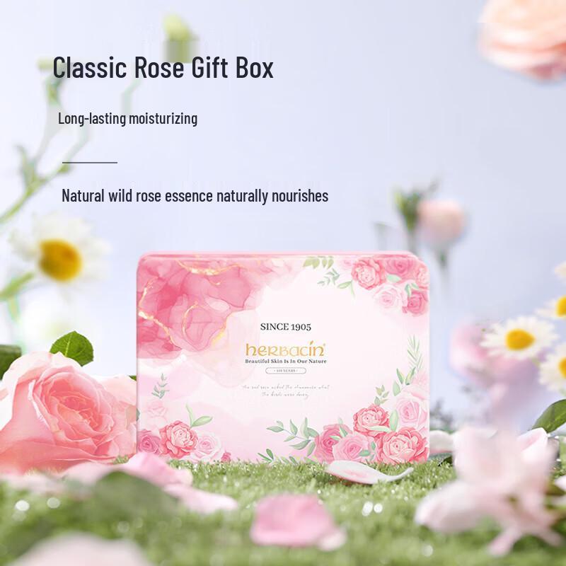HERBACIN Little Chamomile Rose Hand Cream Gift Set