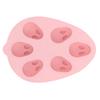 3D Кролик Форма Силиконовая Форма Для Выпекания Торта Полая Форма Для Мороженого Шоколада Инструмент Розовый